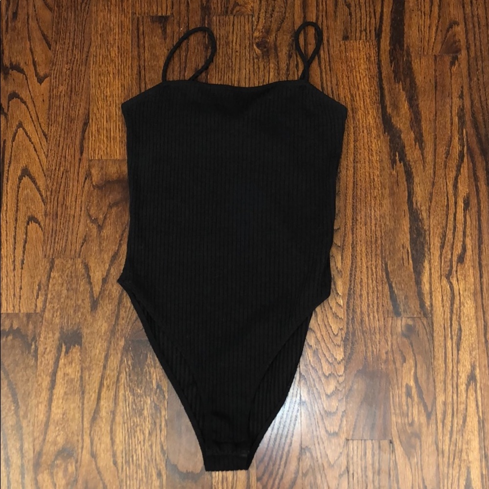 ribbed topshop bodysuit